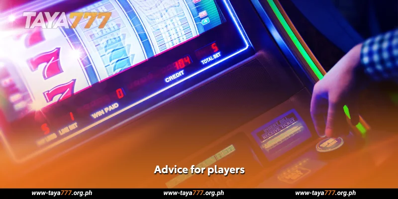 Advice for players