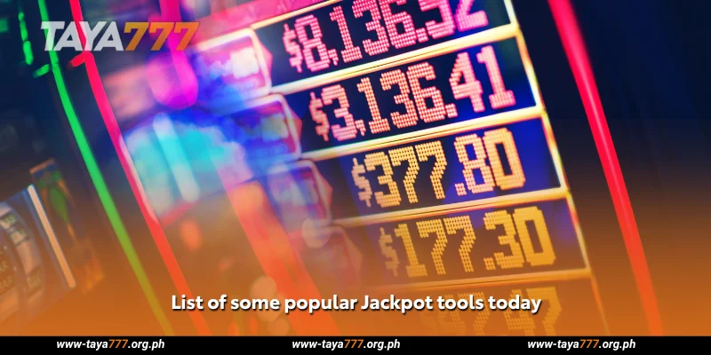 List of some popular Jackpot tools today